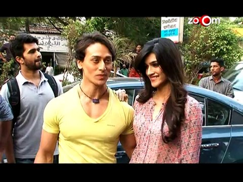 Tiger Shroff and Kriti Sanon promote HEROPANTI