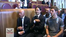 Coppa Italia alla Lazio Primavera, la squadra con il ct Inzaghi ricevuta in Campidoglio
