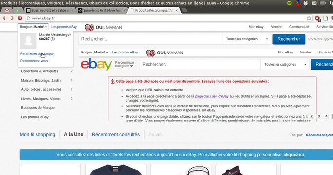 Comment changer son mot de passe sur eBay