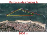 Championnats de France d'aviron de mer Arcachon 2014 Parcours 8 000m