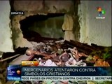 Mercenarios destruyen sepulcros y símbolos cristianos en Siria