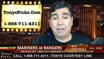 MLB Pick Texas Rangers vs. Seattle Mariners Odds Prediction Preview 5-21-2014