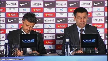 Bartomeu: "Messi está encantado en el Barça"