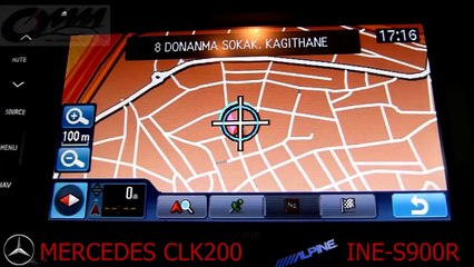 MERCEDES CLK 200 ALPINE INE-S900R MULTIMEDIA NAVIGASYON