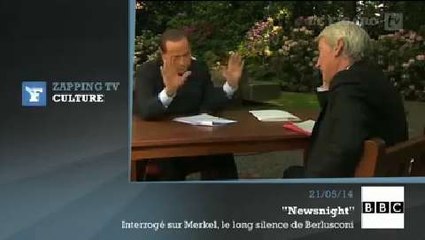 Zapping TV : le malaise de Silvio Berlusconi sur la BBC