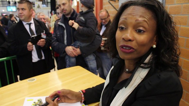 Laura Flessel à l'hippodrome de Marcq-en-Baroeul