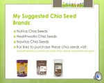 Why You Should Put Chia Seeds In Healthy Smoothies