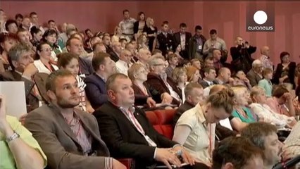 Elecciones en Ucrania: el "rey del chocolate" es el gran favorito