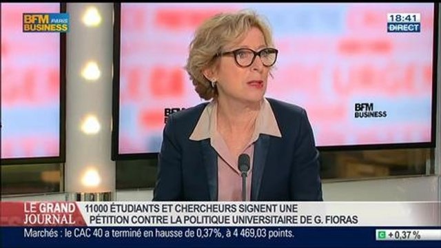 Geneviève Fioraso, secrétaire d'État à l'Enseignement supérieur et à la Recherche, dans Le Grand Journal - 21/05 3/4