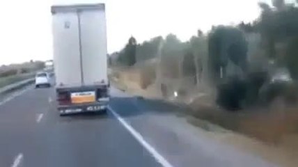 very strong blowing of air.