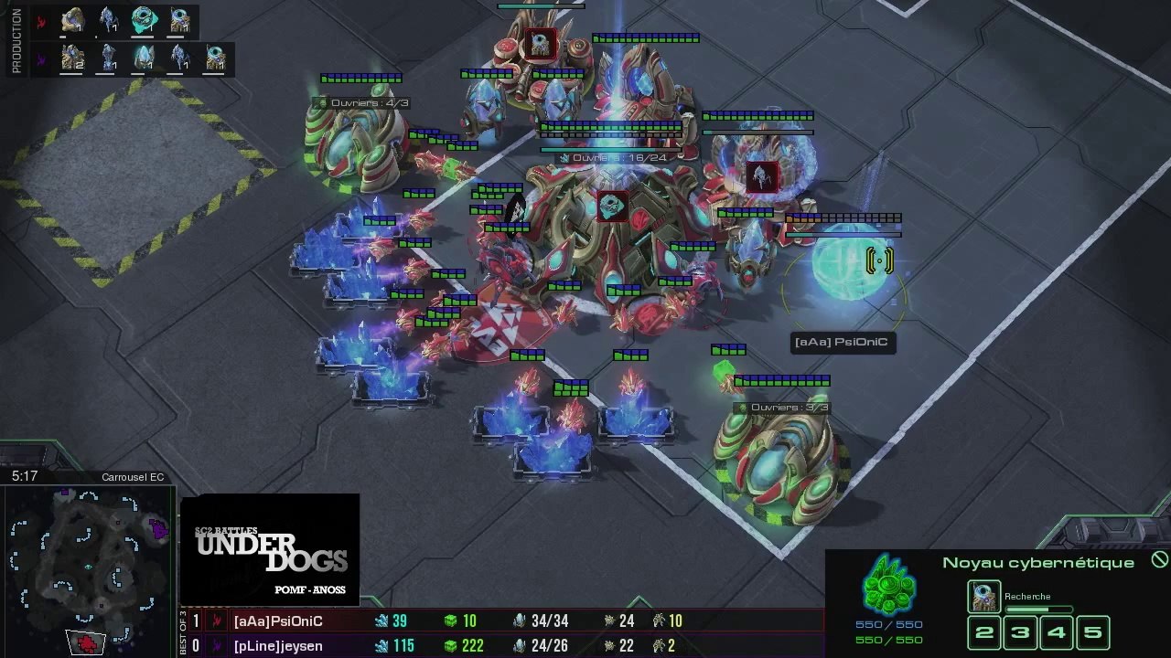 [S09E01] UnderDogs du 19/05/2014 - Up & Down - PsiOnic vs Jeysen - Map 2
