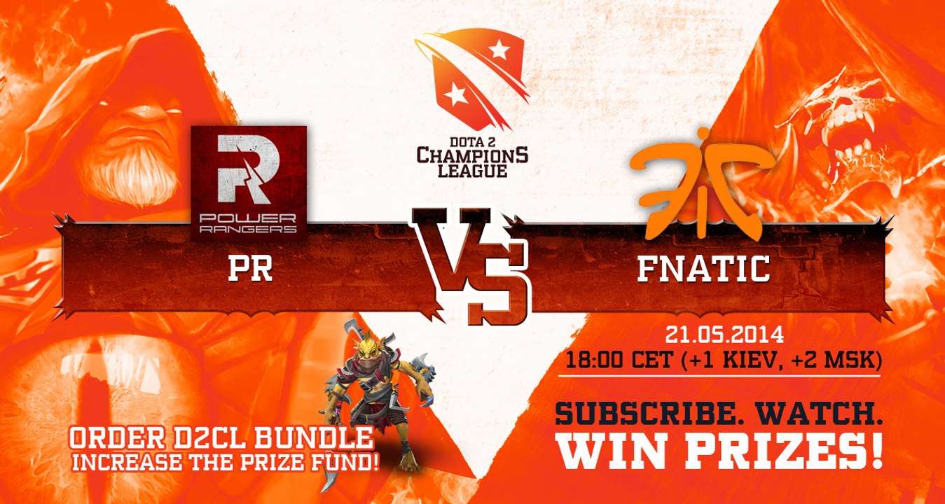 Fnatic vs Power Rangers Tiebreaker Match - Dota 2 Champions League -  @DotaCapitalist & @PPdDota