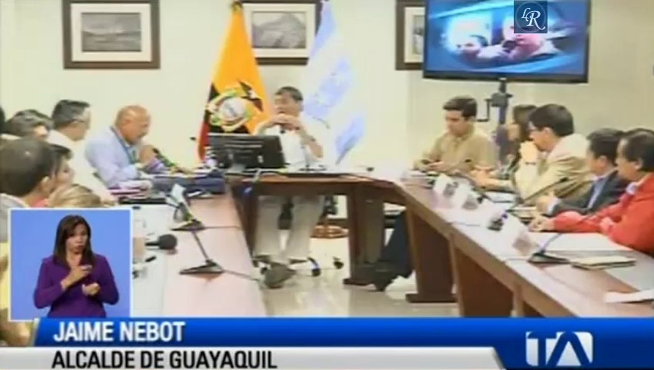 Jaime Nebot niega que esté asumiendo competencia portuaria, Guayaquil Ecuador