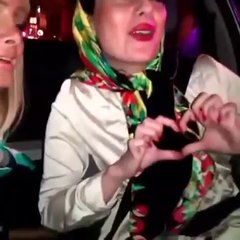 Iranian Girls Crash Car While Taking Selfie Video