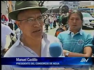 Marcha para exigir proyecto de agua potable