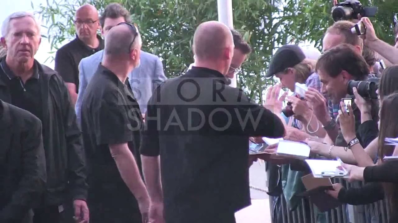 Robert Pattinson and Guy Pearce Grand Journal and diner during 2014 Cannes Film Festival