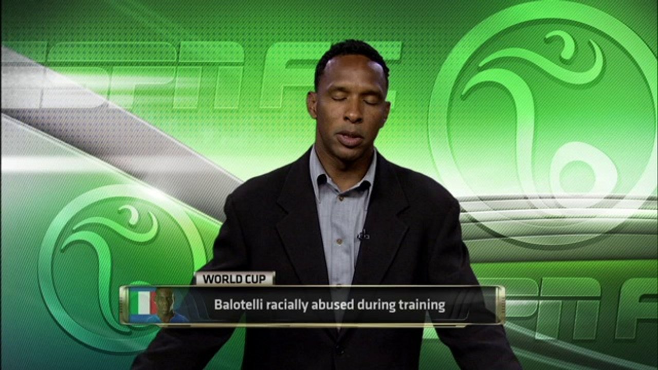 Balotelli racially abused during Italy training