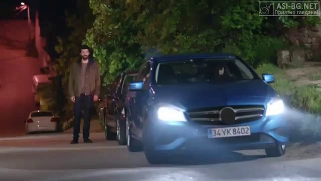 Kara Para Ask - Разговор на Елиф и Йомер пред дома му - 9 епизод BG sub