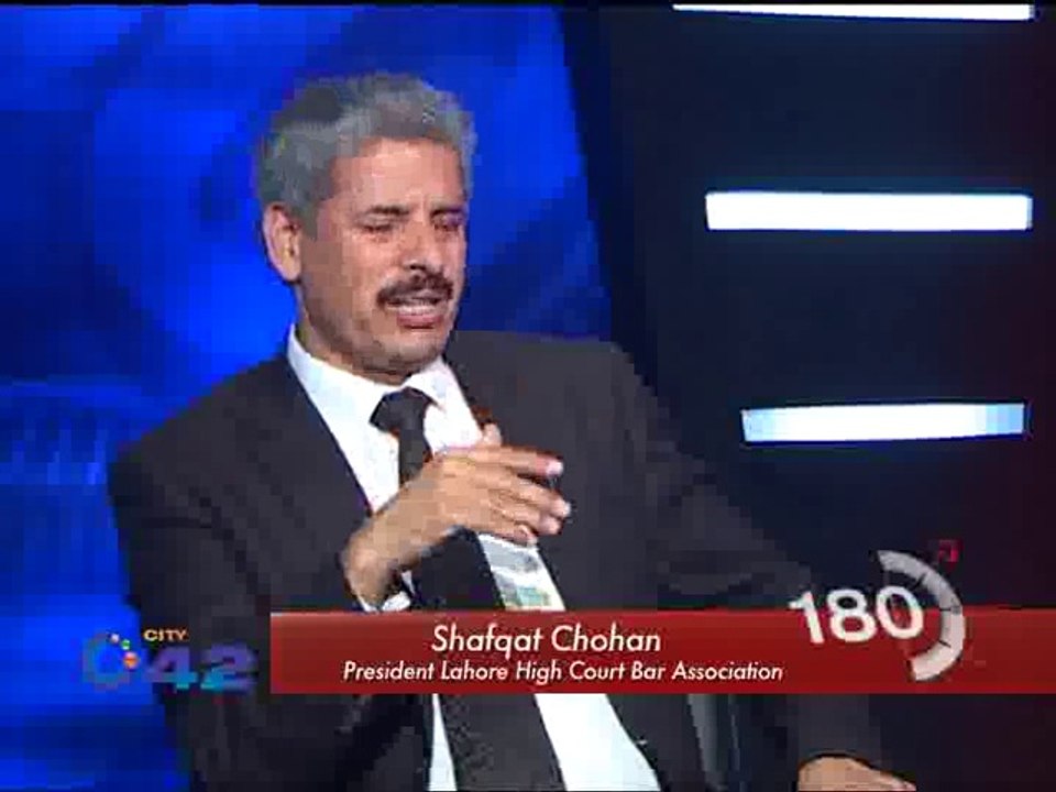 180 Degree President LHCB Shafqat Mehmood Chohan With Ahmed Pervaiz Part 02 City42