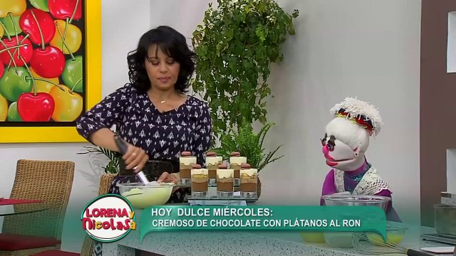 Lorena y Nicolasa: aprenda a preparar un rico cremoso de chocolate con plátanos (1/3)