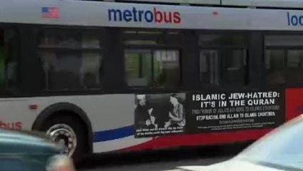 US bus adverts anger Muslim groups