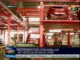 Venezuela incrementará ensamblaje de vehículos en el país