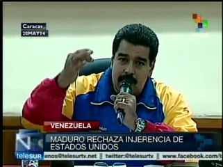 Maduro rechaza injerencia reiterada de EE.UU.
