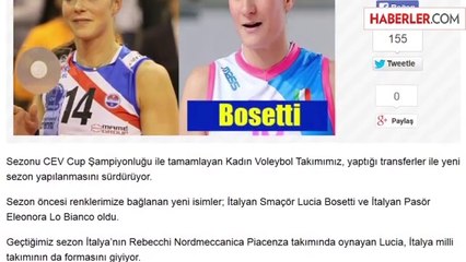 Eleonora Lo Bianco ve Lucia Bosetti Fenerbahçe'de