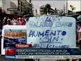Huelga de maestros de Panamá cumple un mes