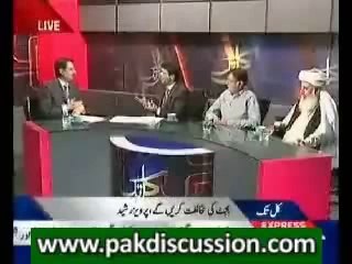 Fight - Javed Choudry Vs Faisal Raza Abidi (Great Chaudhry Sahib Carry-on your g