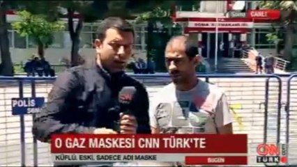 İşte çok tartışılan o gaz maskesi