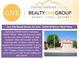 Home For Sale From Realty One Group Agents in Sun City Grand,Sun City West & Surprise