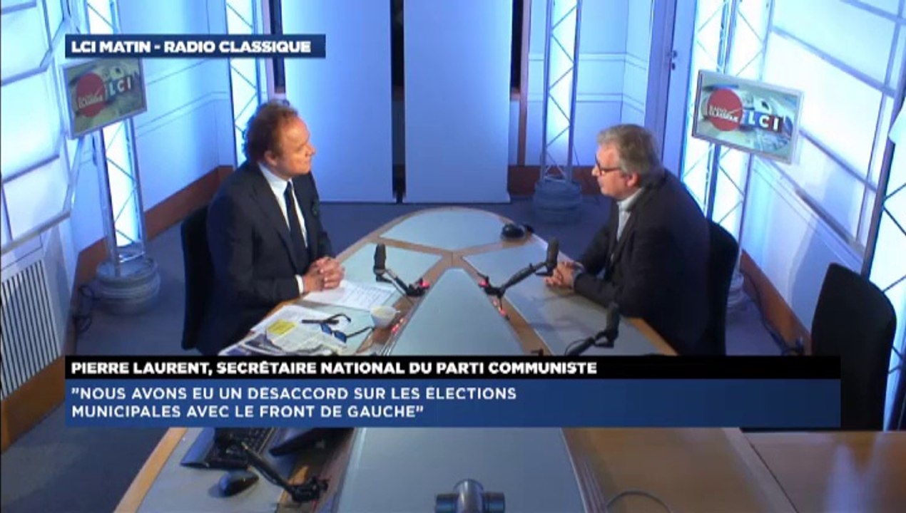 Pierre Laurent, invité de Guillaume Durand avec LCI