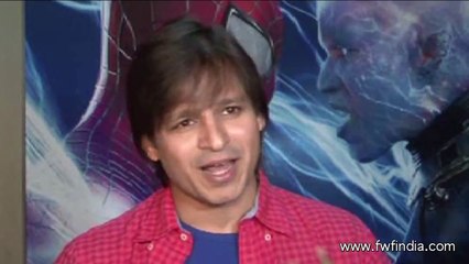 (Urgent_News_Full_Track.mp3) VIVEK OBEROI HOST SPECIAL SCREENING OF AMAZING SPIDERMAN 2