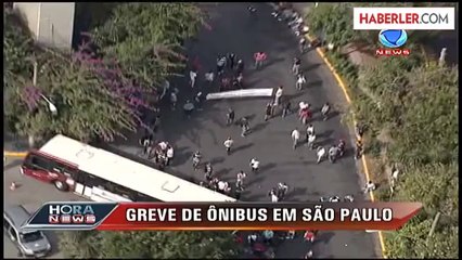 Dünya Kupası Öncesi Brezilya'da Grev Kaosu