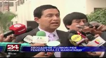 William Castillo pide pensión para ex presidente Alberto Fujimori