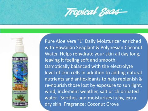 Tropical Seas Inc: Reef Safe Suncare