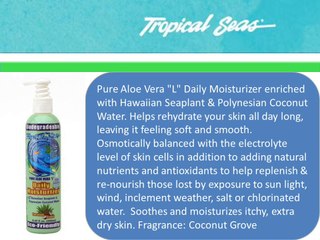 Tropical Seas Inc: Reef Safe Suncare