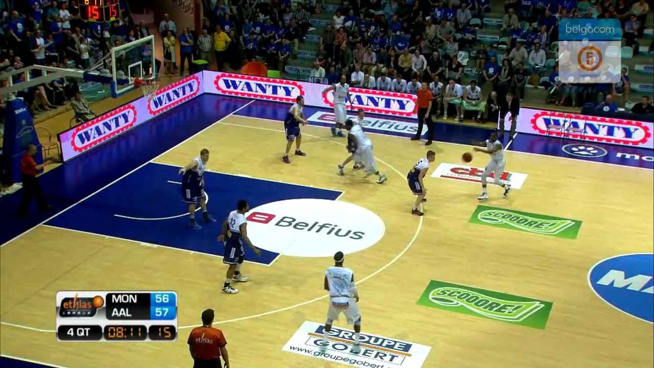 Belfius Mons-Hainaut 74 : 79 Okapi Aalstar  (NL)