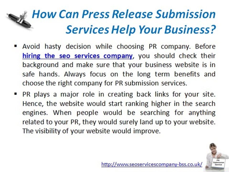 How can press release submission services help your business?