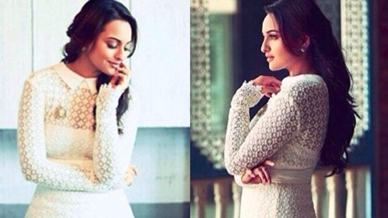 Slim Sonakshi Sinha Turns White Angel – PHOTOS – Hot Or Not?