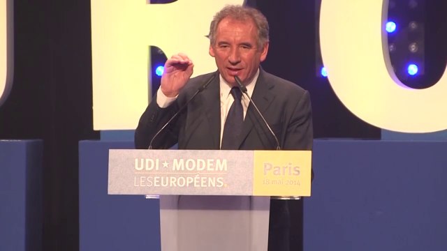 Les Européens, Paris - Discours de François Bayrou - 180514