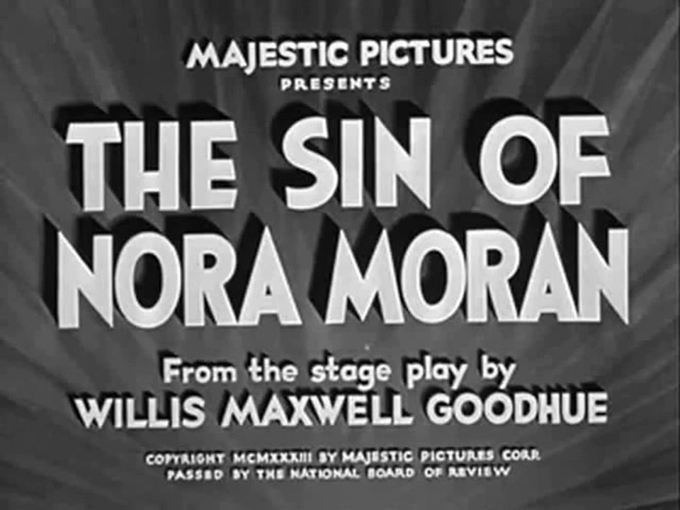 The Sin of Nora Moran (1933) Zita Johann
