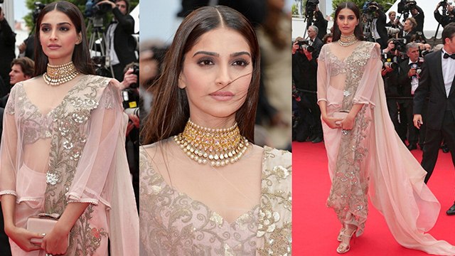 Sonam Kapoor Goes Desi For Cannes 2014 !