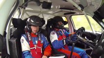 A bord de la Mini WRC de Pierre et Martine Roché