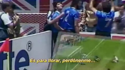Maradona Goal of the Century - Víctor Hugo Morales commentary - Argentina-England 2-1 1986