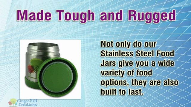 Take Dinner Outdoors ~ Stainless Steel Food Jars