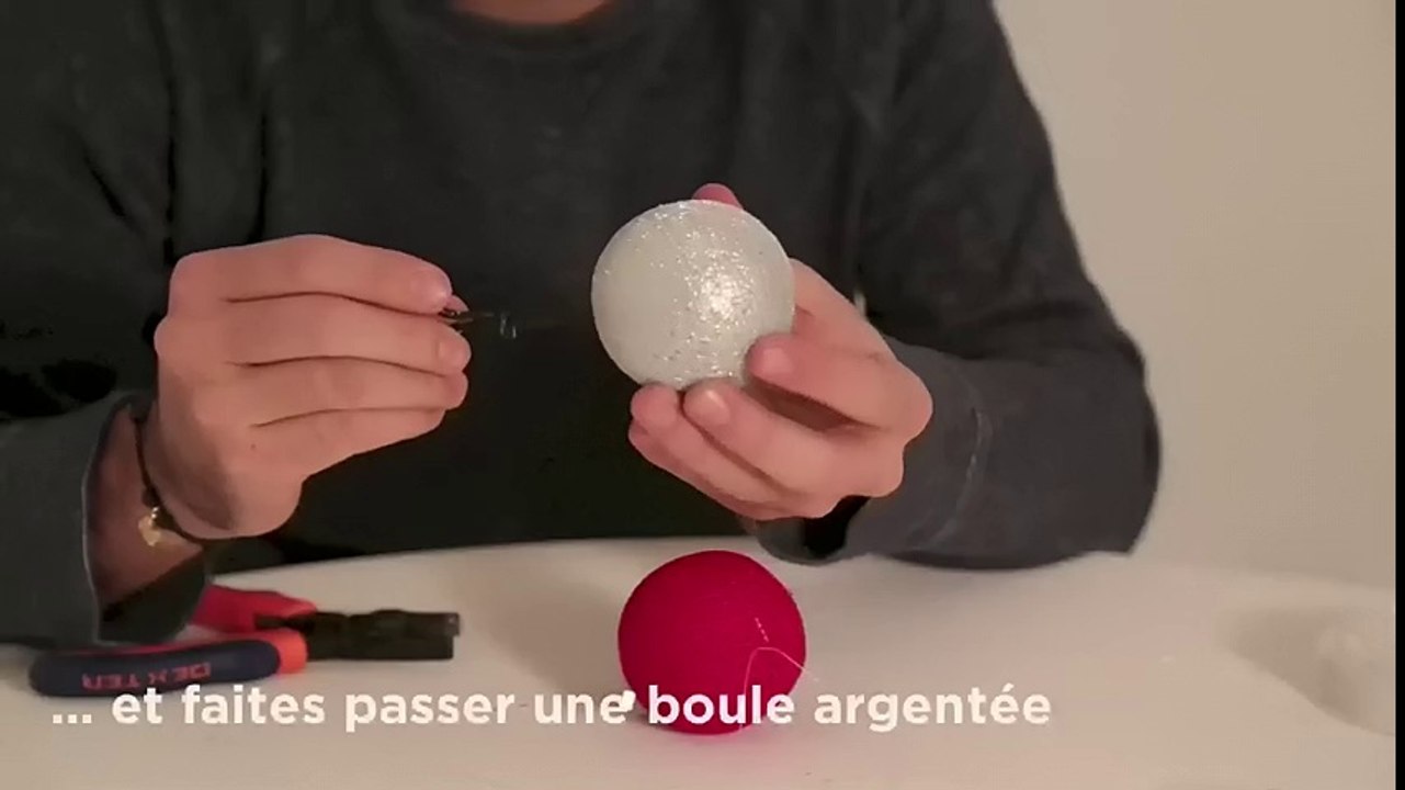 Réaliser un sapin de Noël suspendu