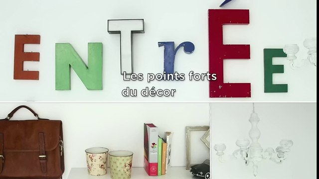 Leçon de style : une entrée dans un style brocante chic