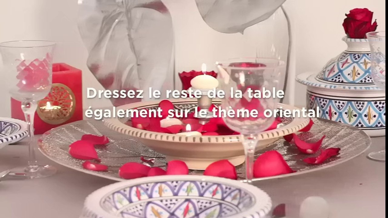 Un centre de table oriental